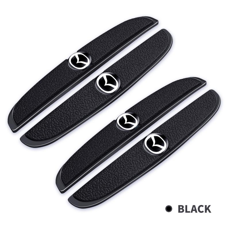 4Pcs Car Door Bumper Anti-collision Rubber Stickers For Mazda 2 3 6 ATENZA 3 BK BL 5 CR CW 6 II GH CX-7 ER MX-5 NC Accessories