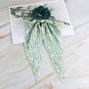 Hair Rope Dot Print Handmade Pleated Ribbon Hair Tie No Damage High Elasticity Ponytail Holder Daily Hair Accessory