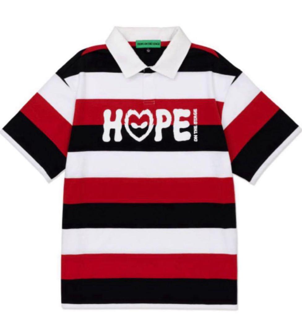 [USED] BTS J-HOPE trading card striped T-shirt Seoul concert acorn