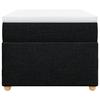 Maison Exclusive - Sommier à lattes de lit avec matelas Noir 90x200 cm Tissu