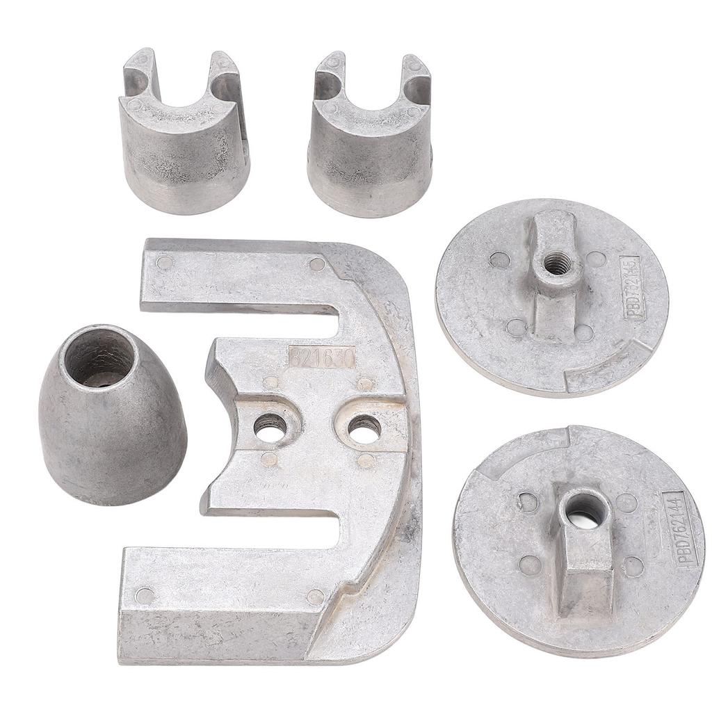 Marine Aluminum Anode Kit CMBRAVO3KITA Oxidation Resistant High Strength Boat Anode Kit Replacement for Bravo III