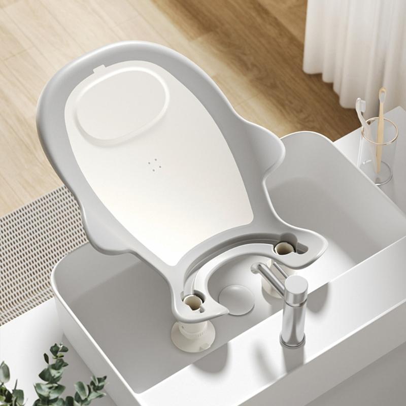 Baby Badewanne Hilfe Tragbare Säuglingsbadstütze Einfache Reinigung Baby Po Waschgestell für Aufsatzbecken Badewanne Tägliche Nutzung
