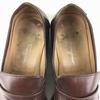 Salvatore Ferragamo Herrenschuhe Loafer Mokassin Slipper Braun Größe 9D 27.0-27.5 Made in Italy(GEBRAUCHT)