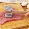 Meat Tenderizer Hammer Tool Dual-Sided Nails Meat Mallet Meat Hammer for Chicken with Aluminum Alloy Rubber Comfort Grip Handle