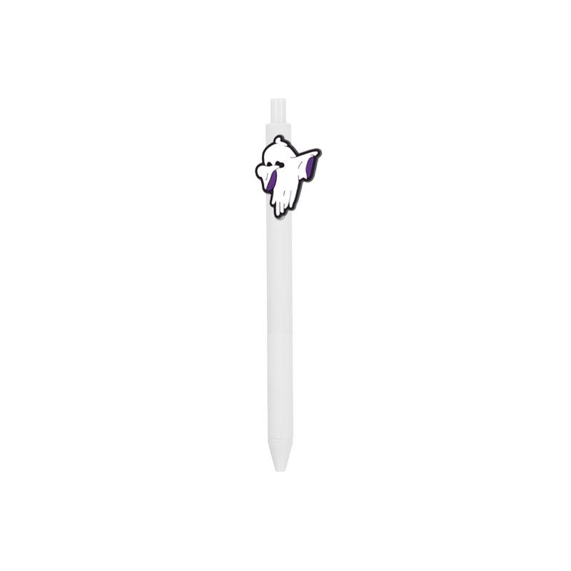 

Limited Edition Halloween Unisex Ballpoint Pen with Custom Soft PVC Patch - Cute Writing & Signature Gift 0.5mm Black Core