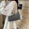 New Summer Retro Commuting Fashion Texture Casual Print Temperament Simple Single-shoulder Armpit Small Square Women's Bag