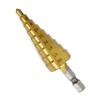 4-20mm HSS Titanium Coated Step Drill Bit Drilling Power Tool Metal High Speed Steel Wood Hole Cutter Step Cone Drill