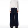 LKTM Unisex Retro Cuffed Raw Selvedge Denim Jeans - Clean Fit Straight Pants