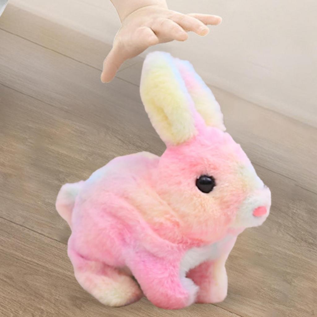 Electronic Pet Plush Toy Doll Soft Educational Figures Novelty with Sound Walking Stuffed