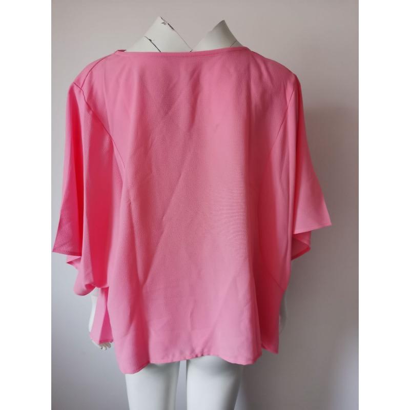 Solid Color Loose V-neck Casual Top Chiffon Women's Blouses & Shirts