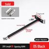 Invisible T-Shaped Shelf Brackets for Concealed Wall-Mounted Bookshelf Support