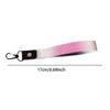 Trend Color Ribbon Short Mobile Phone Lanyard License Key Chain Anti-fall Wrist Rope