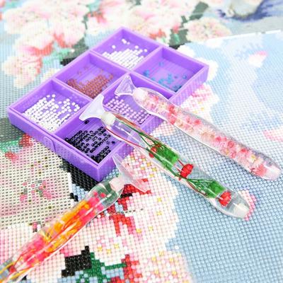Gedroogde Bloem Diamant Schilderen Pen Hars Puntboor Pen Kruissteek Borduurwerk Diamant Schilderen Accessoires DIY Knutsel Hars Pen