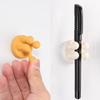 Toothbrush Holder Multi-function Hook Waterproof Self-adhesive Single Toothbrush Hook Plug Holder Wall-mounted Bathroom Kitchen