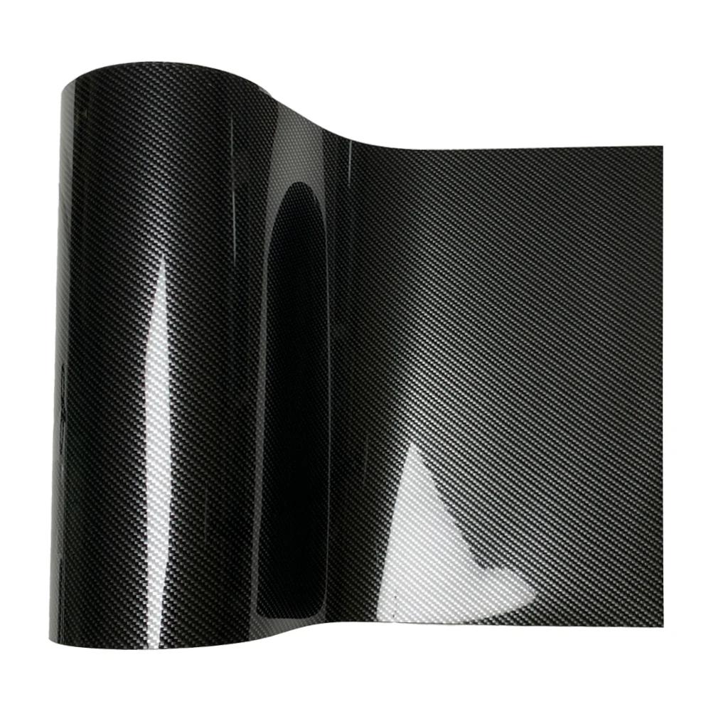 

High Glossy Black 9D Carbon Fiber Car Wrap Film Sticker Auto Body Tuning Stickers Adhesive Vinyl for Motorcycle Car Cover Decals 30cmx150cm