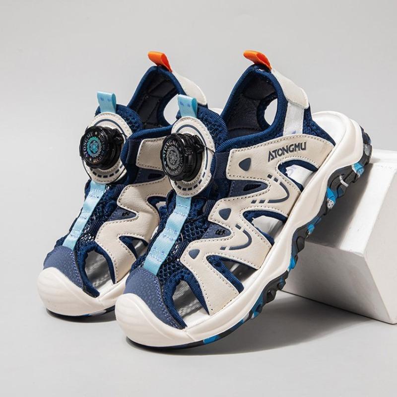 Boys Sandals Summer Big Kids Closed Toe Soft Sole Non Slip Children Sports Beach Shoes