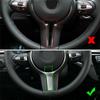 Auto Lenkrad ert Zierabdeckung Aufkleber Zubehör für BMW F-Chassis F22 F30 F32 F10 F12 F15 Lenkrad Dekoration