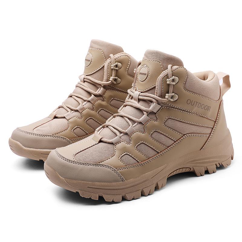 2023 Men's Outdoor Hiking & Military Boots - Large Size Adventure Footwear
