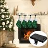 2pcs Large Size Christmas Stocking Holder Non-Slip Fireplace Hook Christmas Stocking Hanger  Table