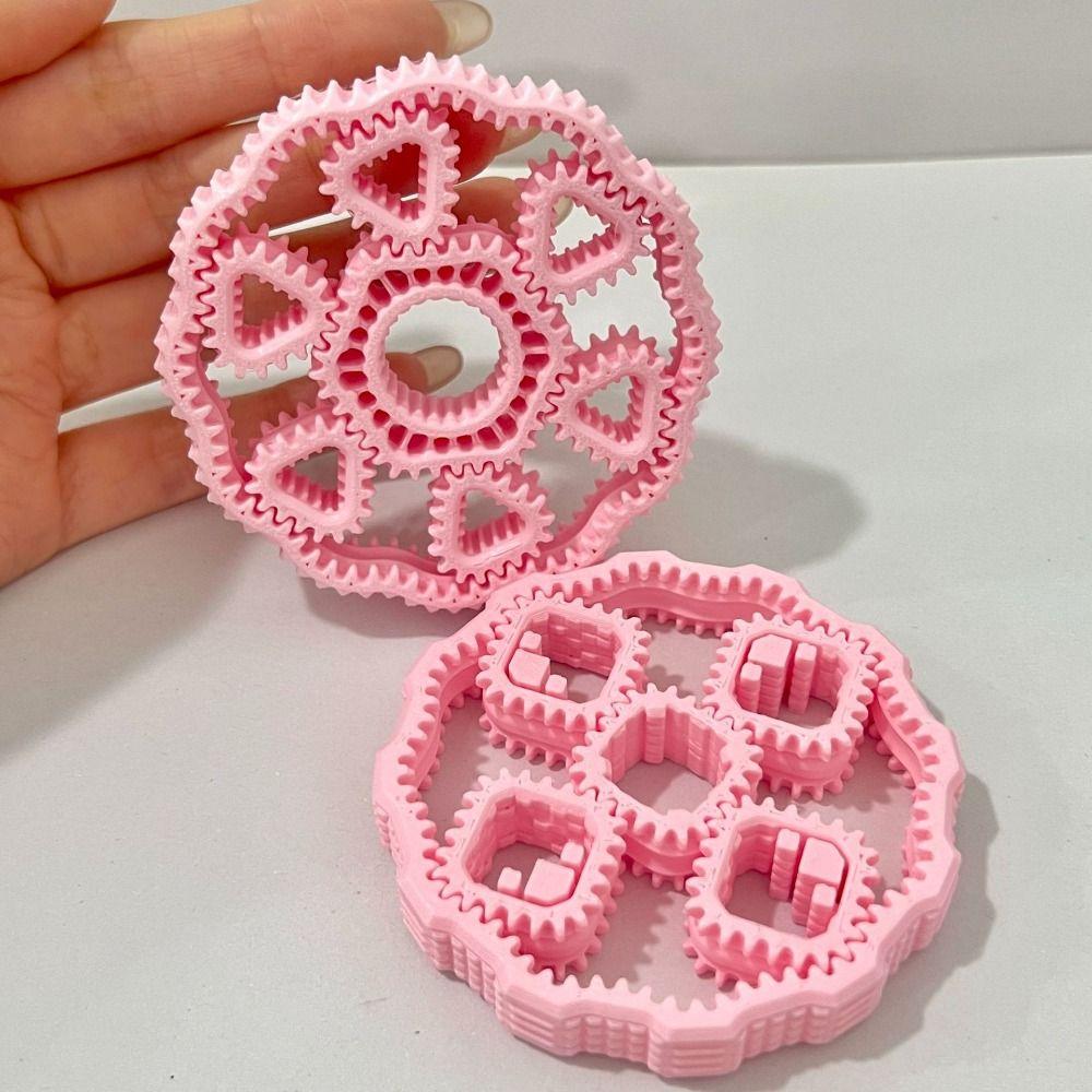 3D Printed Fidget Gear Spin Toy Sensory Gear Fingertip Toy Hand Spinner  Children's Gifts