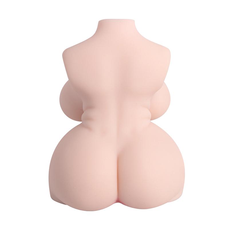 Real Silicone Vaginal Masturbation Sex Toys Anal Vaginal Double Channel Realistic Gay Sex Toys