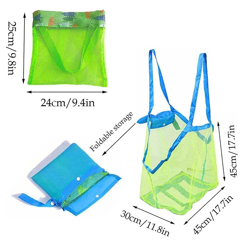 

Сумки для хранения Портативные сетчатые детские инструменты для дноуглубительных работ на пляже Сумка для быстрого хранения игрушек