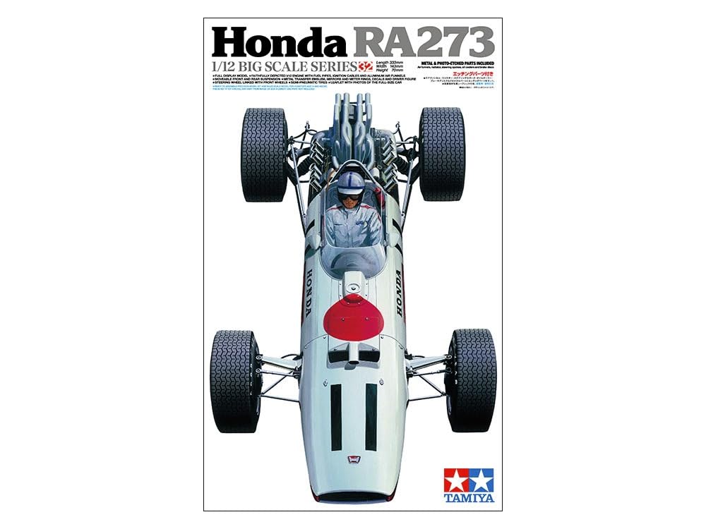 Tamiya Big Scale Series 32 Honda RA273 mit Ätzteilen Plastikmodellbausatz 12032 1/12 Nein. (Automobil)