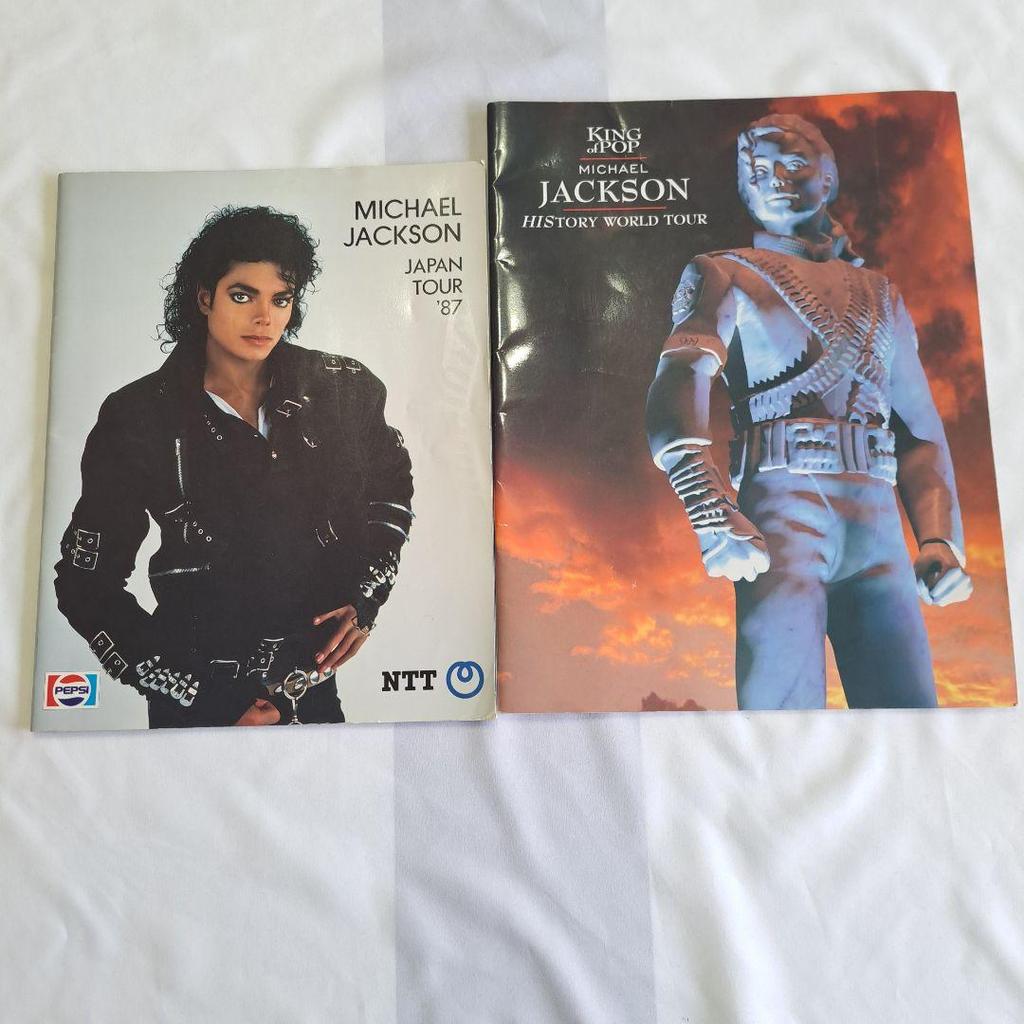 [USED] Price discount T-shirt LL bonus Michael Jackson pamphlet 2-volume set 1987 Hist