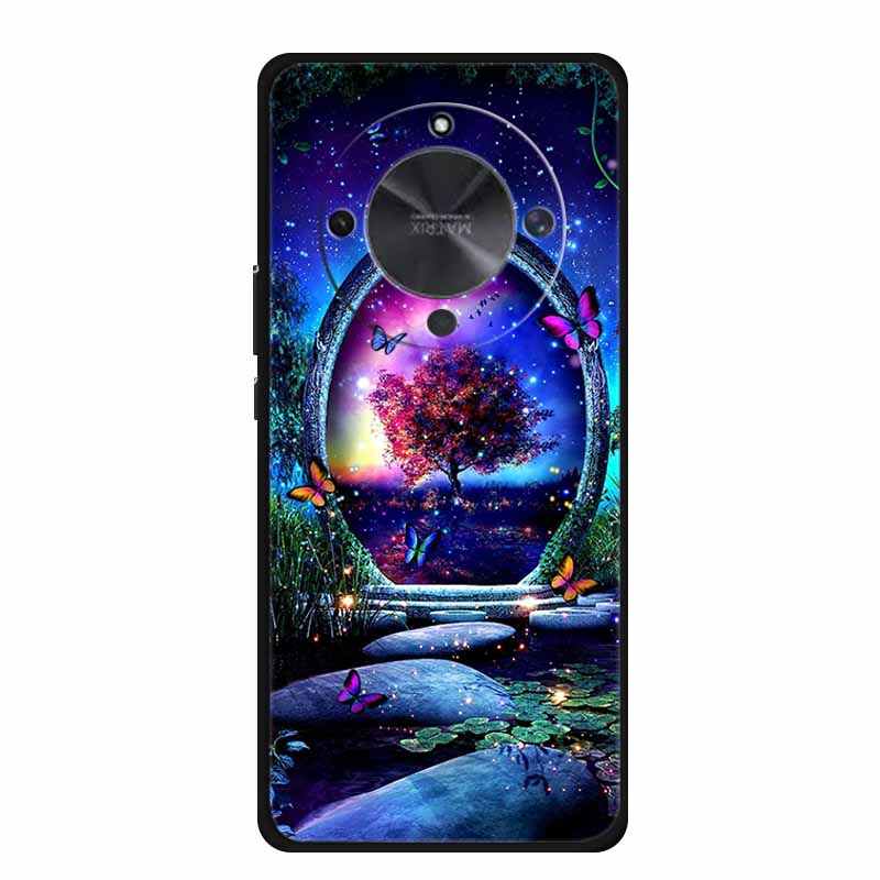For Honor X70 MTN-AN00 5G Phone Case Shockproof Black Soft Silicone TPU Back Cover For Honor X 70 X70 Cases HonorX70 6.79" Coque