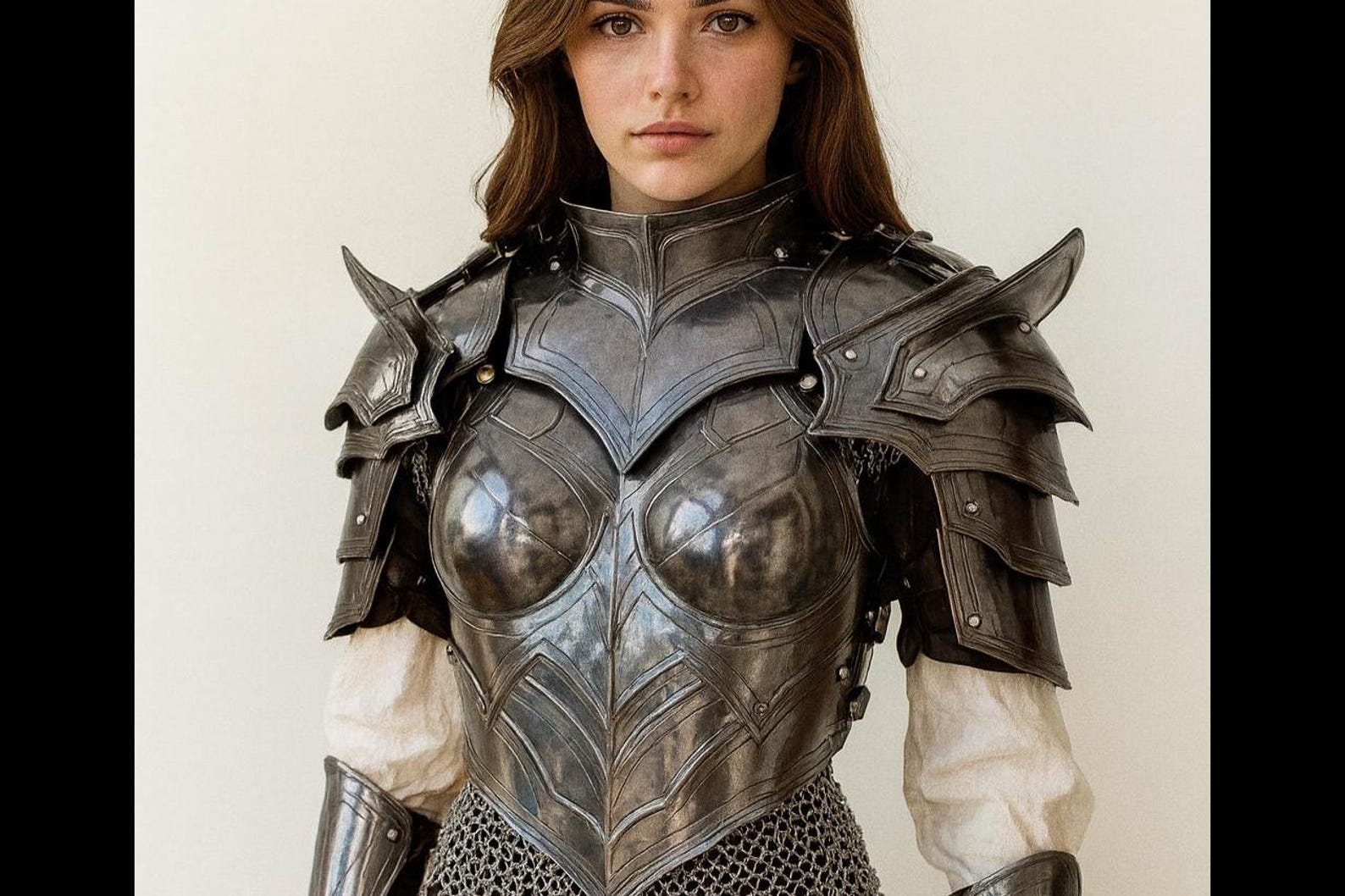 Women s Medieval Warrior Costume for LARP Cosplay & Renaissance Faire