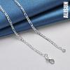 925 Sterling Silver 4mm Men's Necklace Fashionable Wedding Jewelry