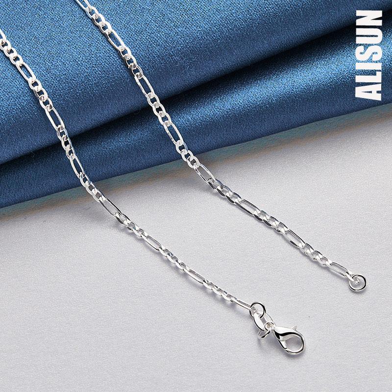 925 Sterling Silver 4mm Men's Necklace Fashionable Wedding Jewelry