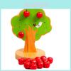 Holz-Magnet-Apfelbaum Pädagogisches Spielzeug Für Vorschulbildung Und Zählspaß