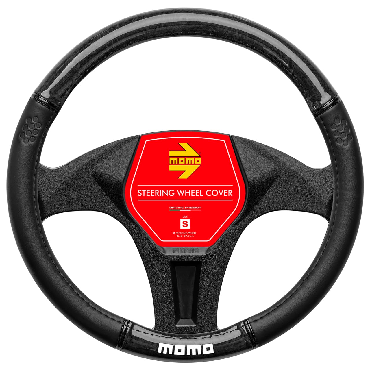 

MOMO LUXURY WOOD Steering Wheel Size Small Cover, Italy, Milan,