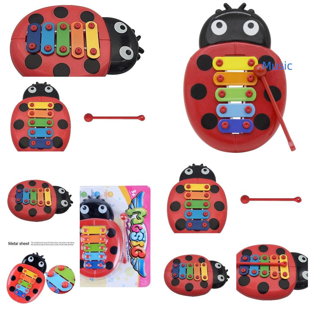 Children's Educational Insect Hand Playing Piano Musical Instrument Toy Early Music Cute Shape For Hand-eye Coordination Musical Talent