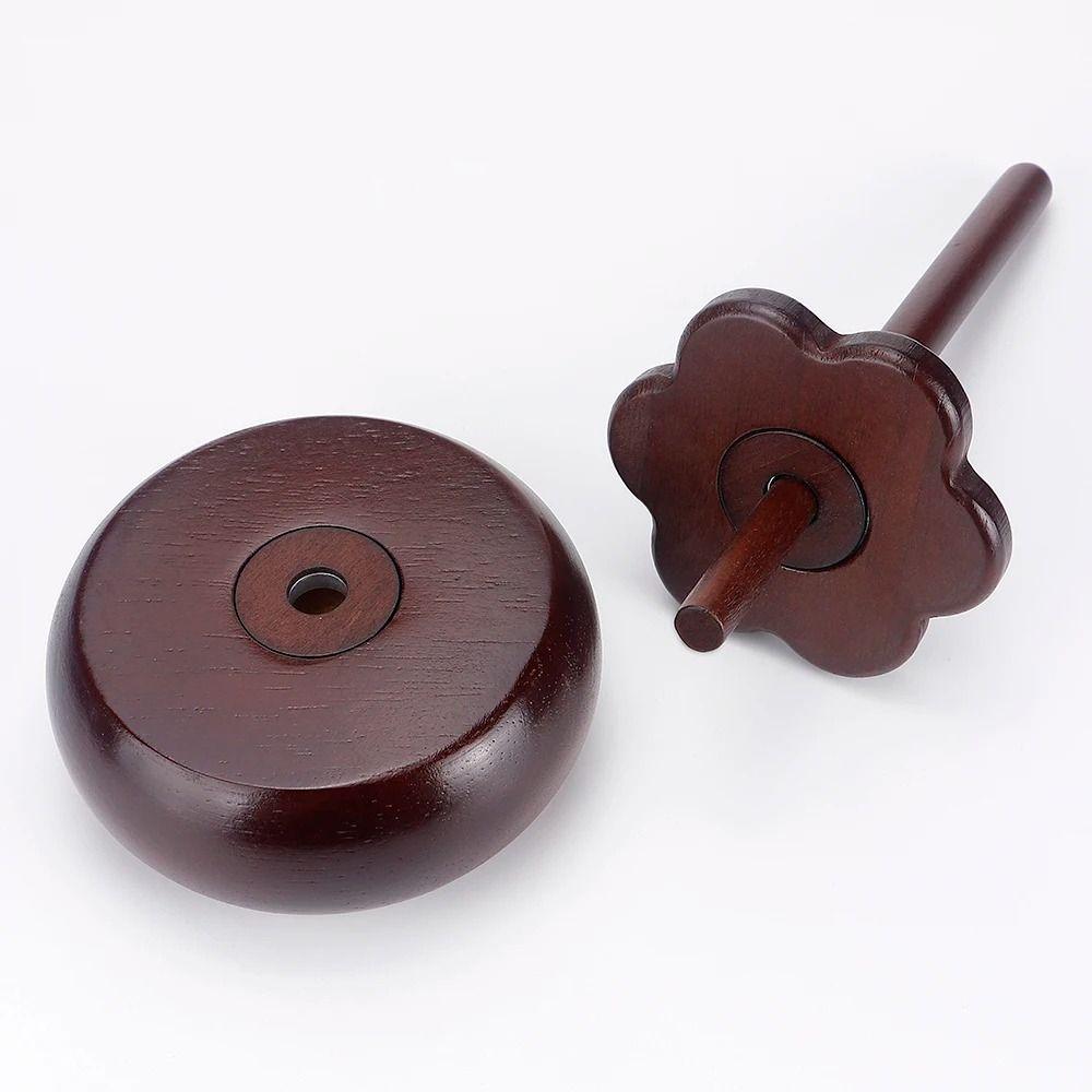 Portable Wooden Yarn Winder Stand Reusable Magnetic Skein Rack Crochet Winder  Yarn Spinning