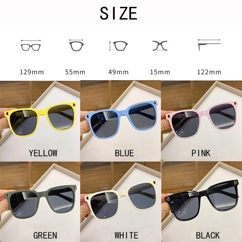 Children's Sunglasses Boy Baby Glasses Girl Personality Sunglasses Girl Non-polarized Fashion Accessory