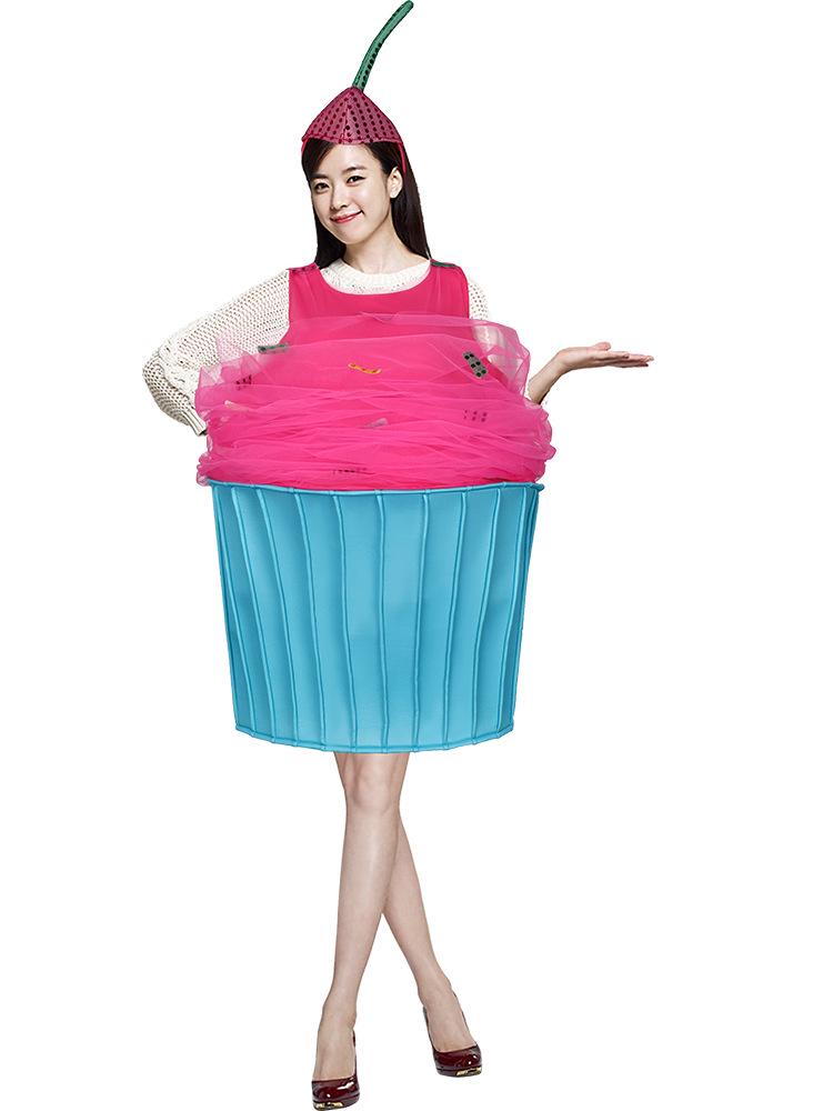Kids' Halloween Cosplay Ice Cream Cupcake Costume