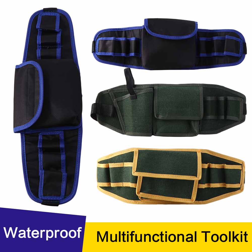 Wear-resistant Tool Belt Multilayer Storage Electrician Tool Bag Durable Tool Waist Bag Hardware