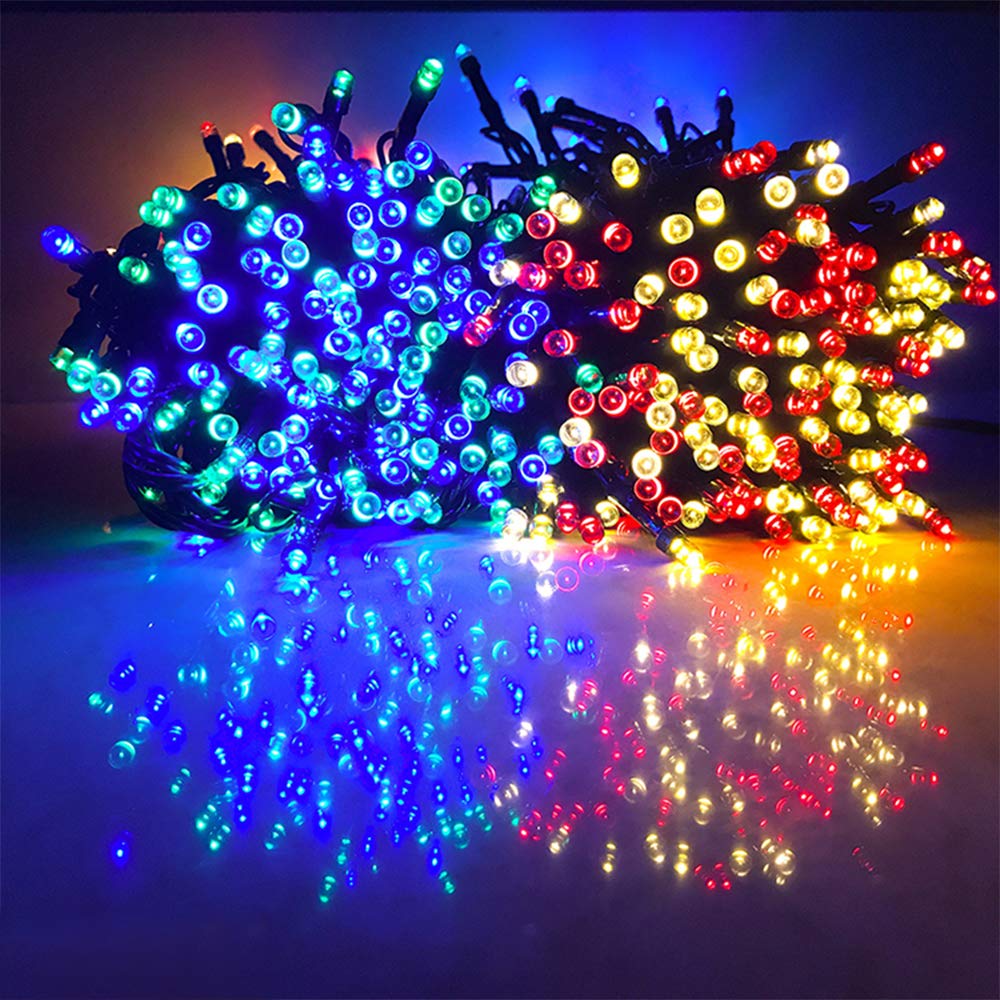 

световая гирлянда 50 м 500 ламп подходит для использования в помещении и на улице Выберите из четырех цветов Темно-зеленый кабель для повышенной памяти пульт дистанционного управления и японская инструкция