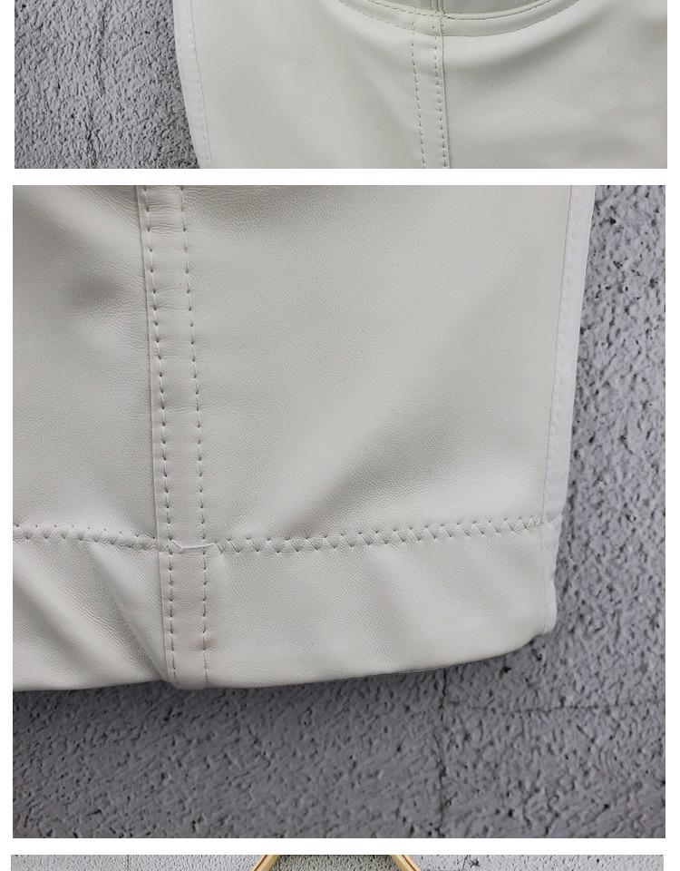 Sexy Leather Womens Vest Suspenders Solid Color Elastic Bra Wrap For Summer