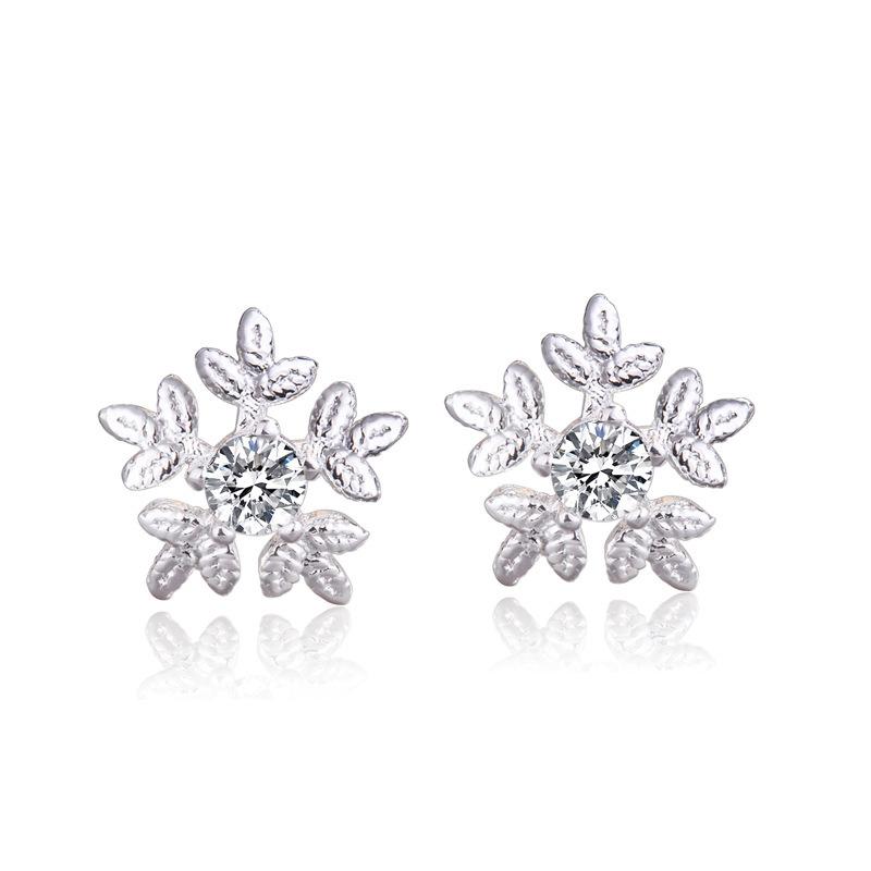 Minimalist Christmas Antler Stud Earrings For Women Small Delicate Fresh Temperament Versatile Cold Jewelry