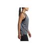 Nike Solid Color Round Neck Sleeveless Sports Vest Women Tops Gray 831779-060