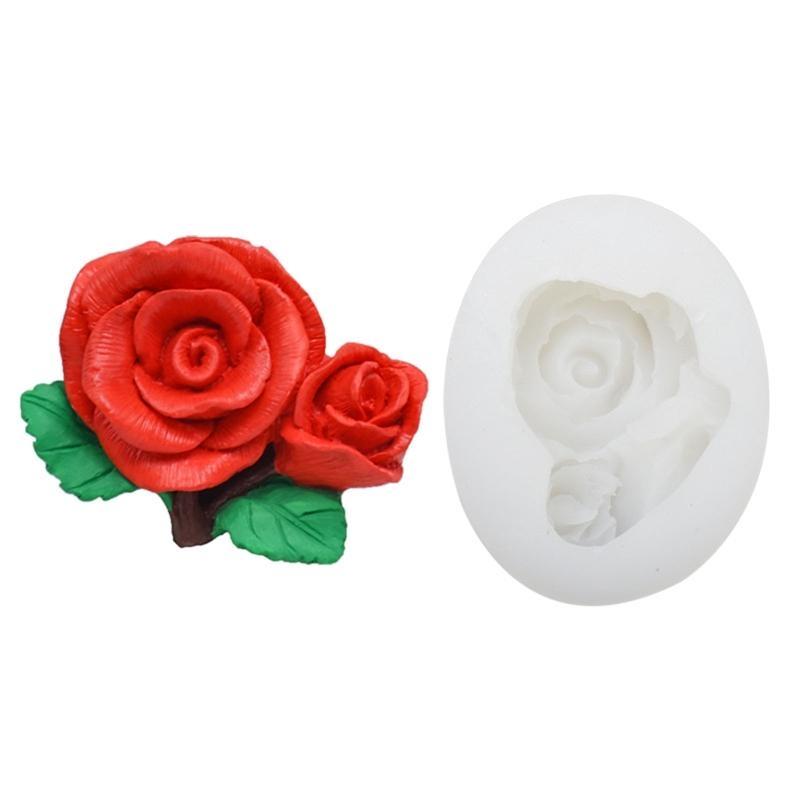 Silicone Chocolate Mold Rose Shaped Chocolate Candy Moulds Baking Gadgets HX6C China Mainland