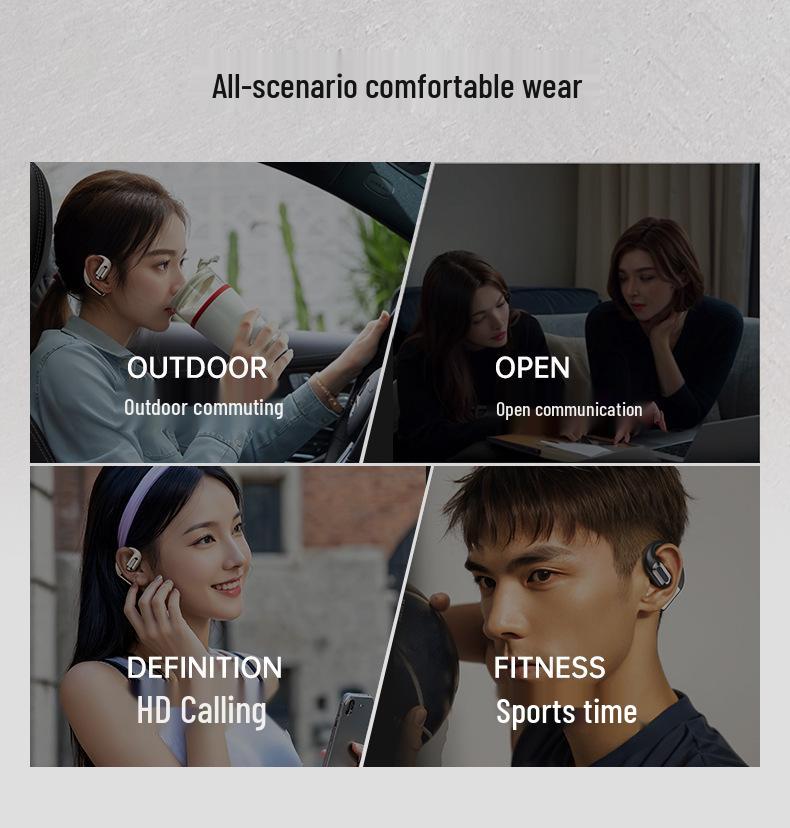 AI Bluetooth In-Ear Earphones with Smart Touch Screen