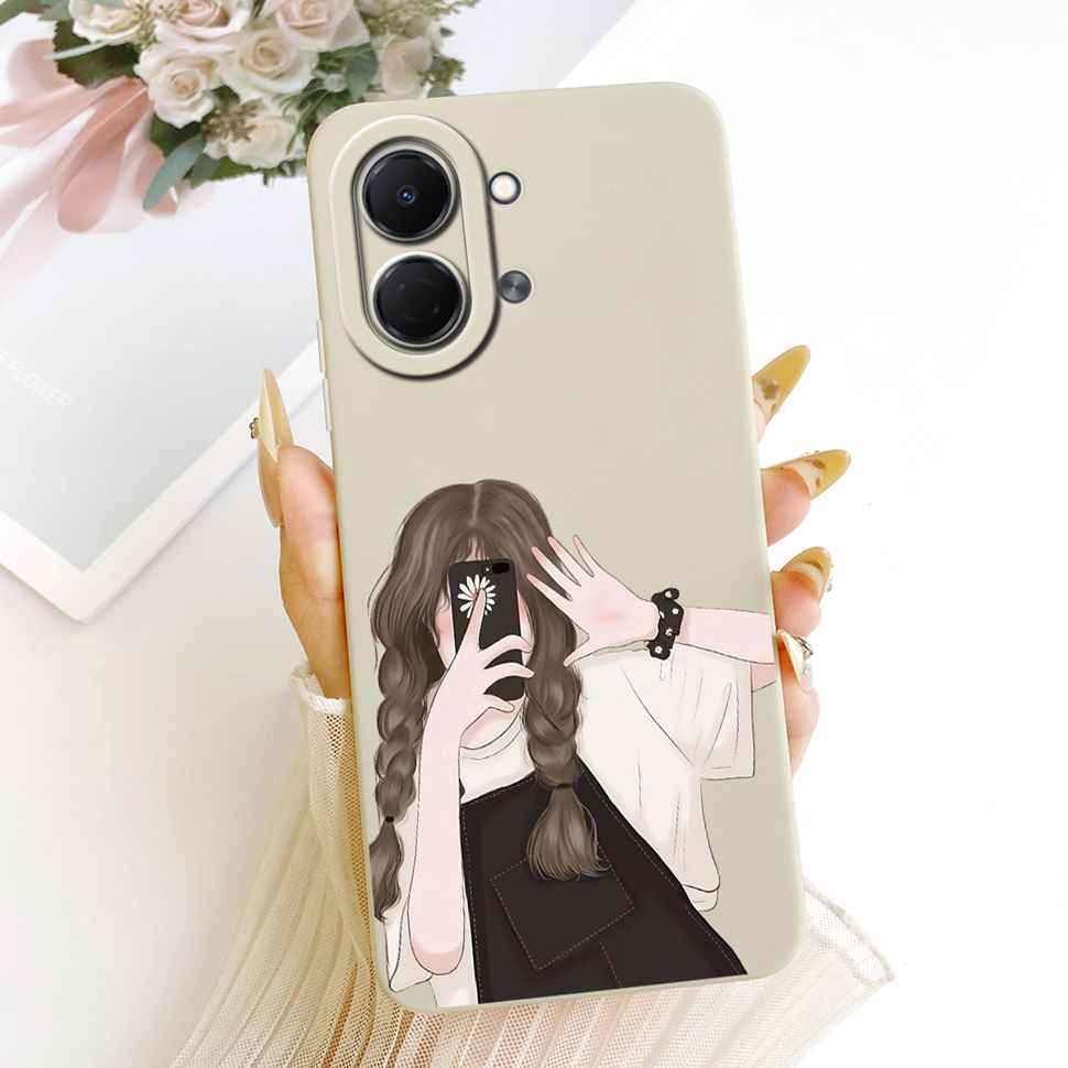 For Tecno Spark Go 3 Case Petty Girl Cover Phone Cases For Tecno Spark Go3 SparkGo 3 Back Cover Fundas Soft Silicone Bumper