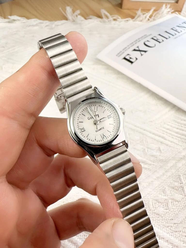 Luxus Goldener Quarz Uhr Edelstahl Armband Armbanduhren für Männer Frauen Weiblich Männlich Relogio Masculino Uhr Dropshipping