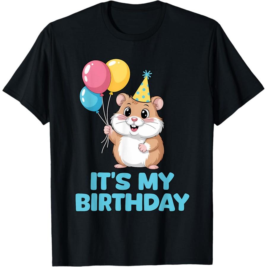 

It s My Birthday Kawaii Hamster T-Shirt XXXXXL чорний