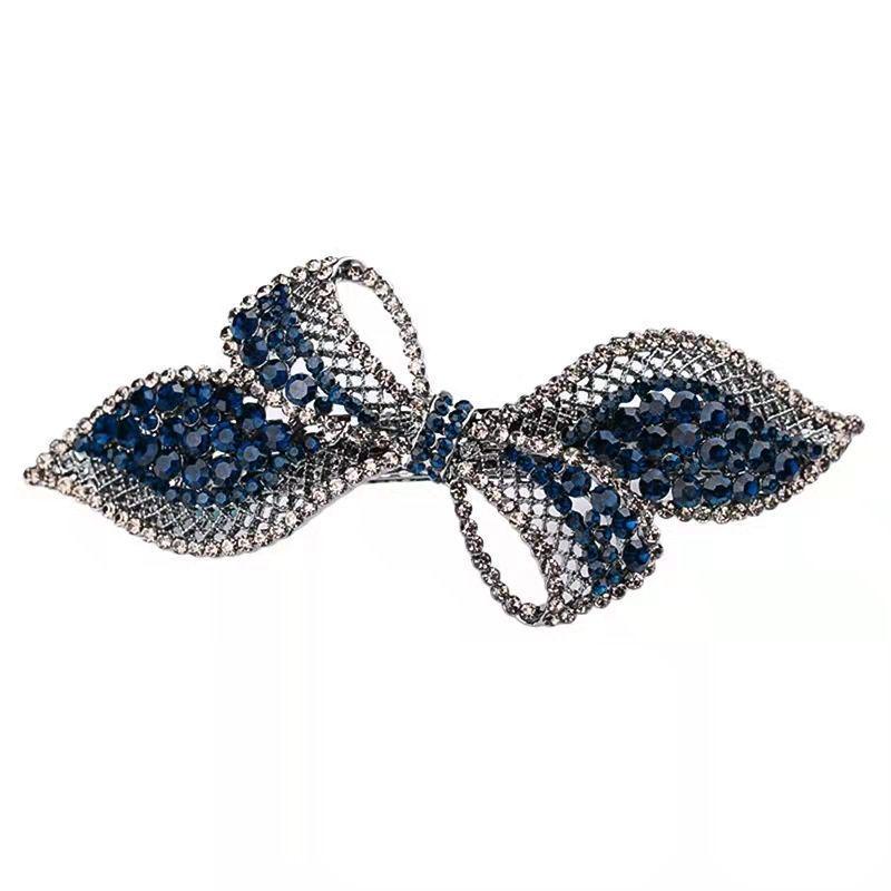 Stylish Retro Rhinestone Hair Clip: Elegant Medium-Sized Crystal Hairpin