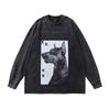 TKPA Doberman Vintage Crew Neck Unisex T-Shirt – Washed, Retro High Street Style, Loose Fit, Short Sleeve Streetwear